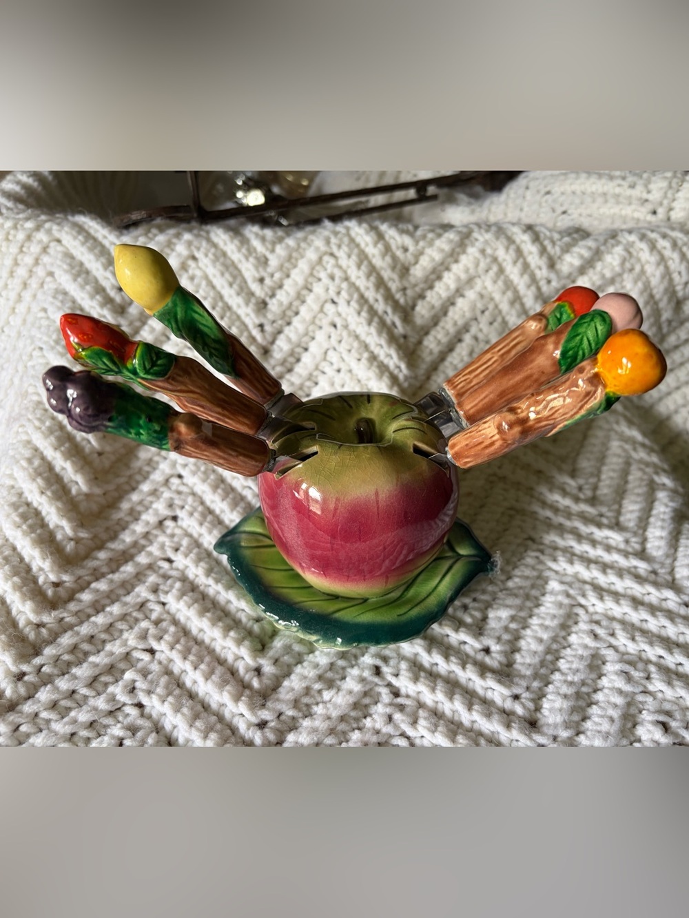 Vintage Stafford Fruit/Cheese Knife Holder
